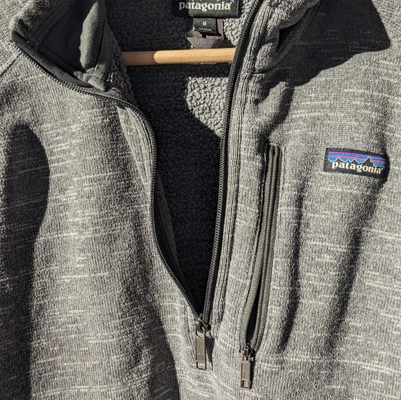 Patagonia Better Sweater 1/4 Zip Fleece Pullover Grey - Picture 6 of 6